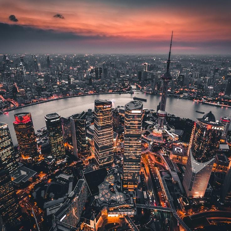 Families relaxing in a mall food court area